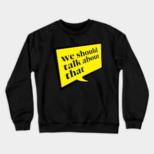 WeSTAT Yellow Logo Crewneck Sweatshirt